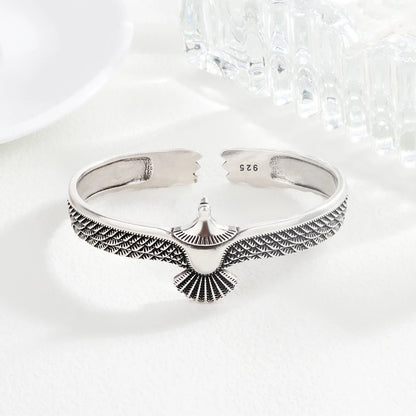 Eira Feather Silver Bracelet