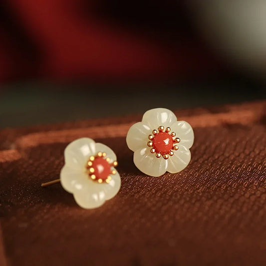 Plum Blossom Studs