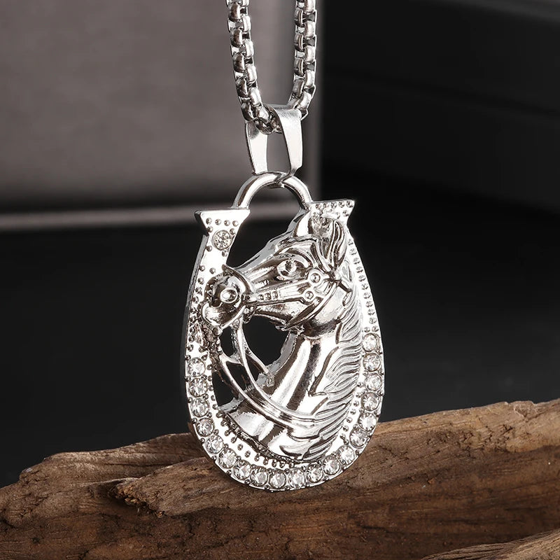Horse Head Pendant Necklace