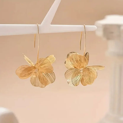 Dahlia Hoop Earrings