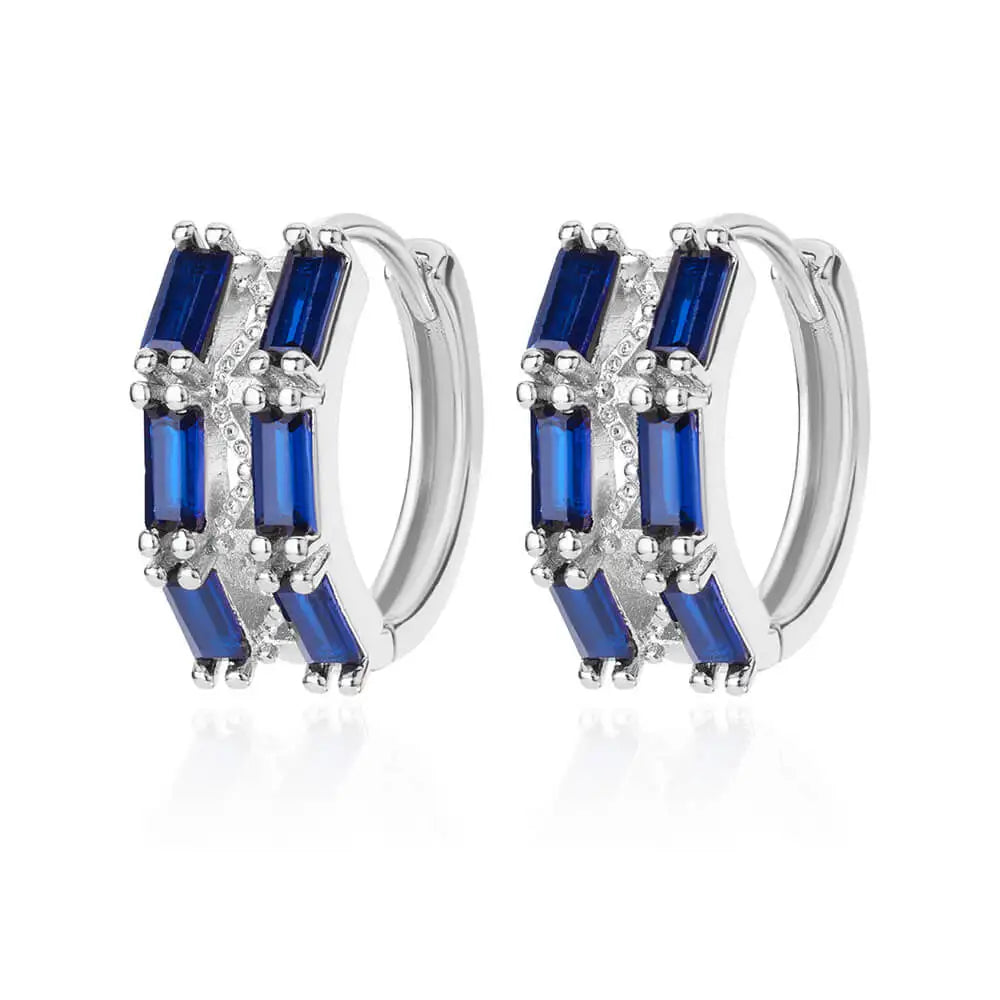 Aveline Blue Zircon Studs
