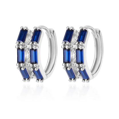 Aveline Blue Zircon Studs