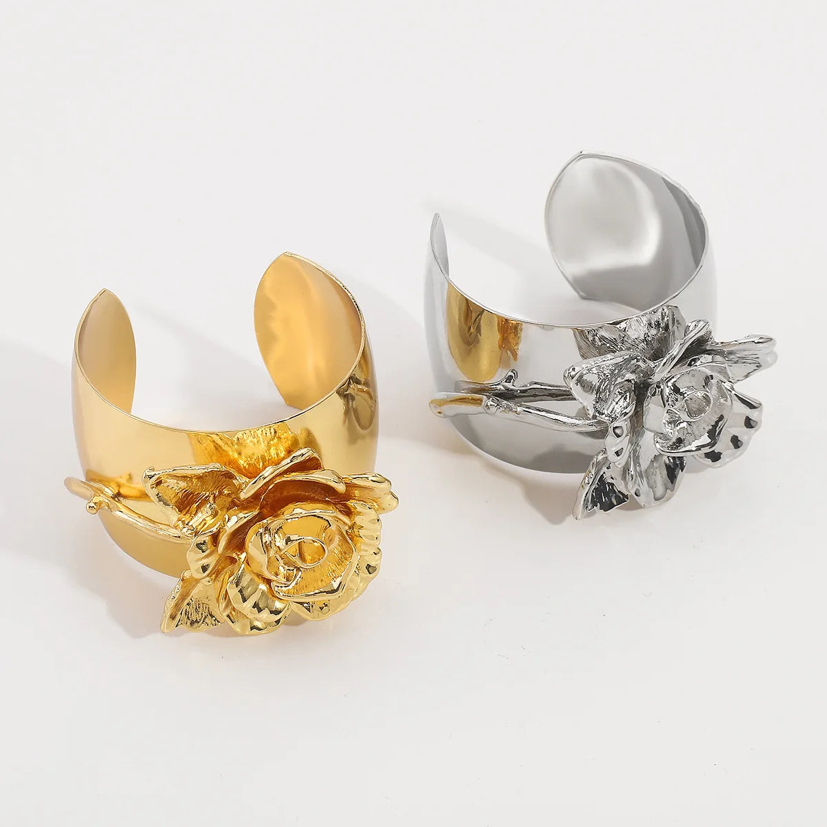 Floral Cuff Bracelet