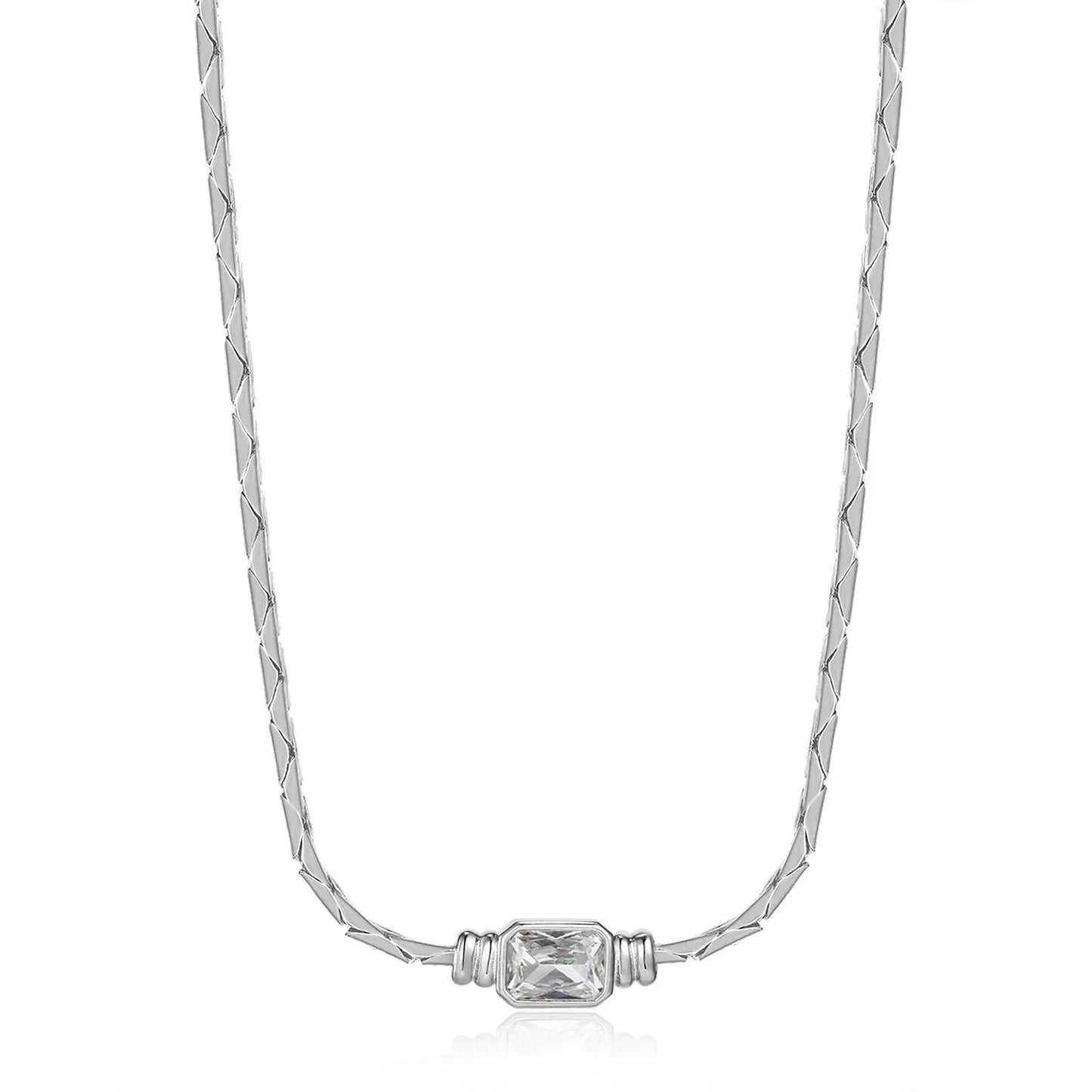 Raya Crystal Pendant Necklace