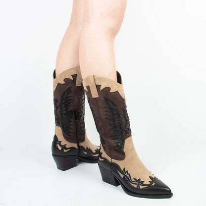 Joana Western Calf Boots