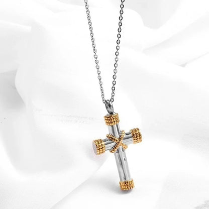 Detachable Cross Pendant Necklace