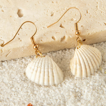 Sienna Boho Shell Earrings