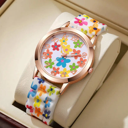 Flora Silicone Watch
