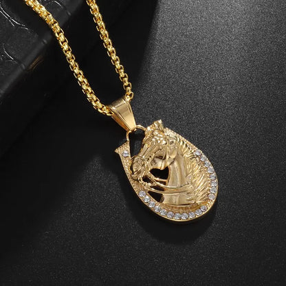 Horse Head Pendant Necklace