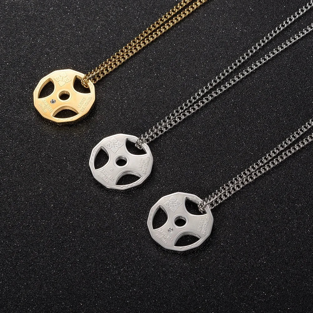 Gym Weightlifting Necklace