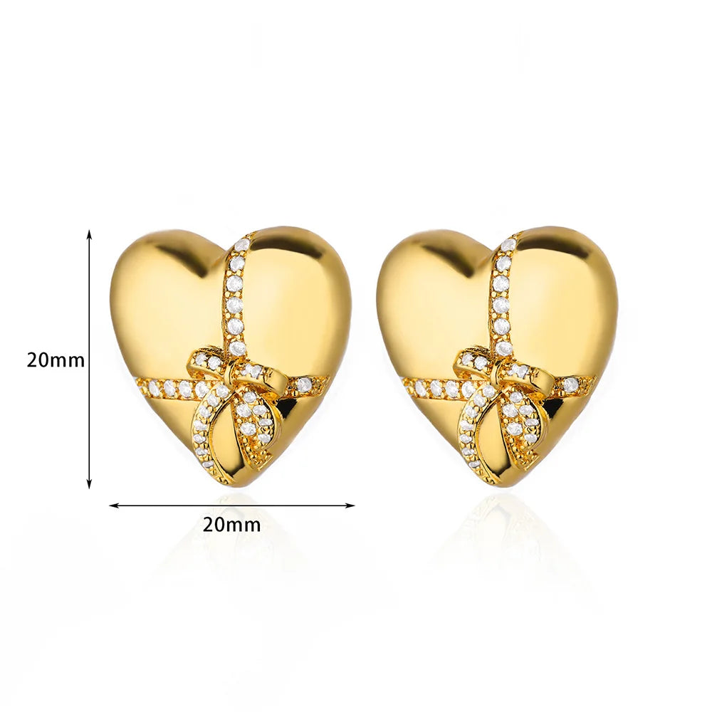 Vela Heart Studs