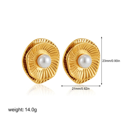 Aurelia Pearl Studs