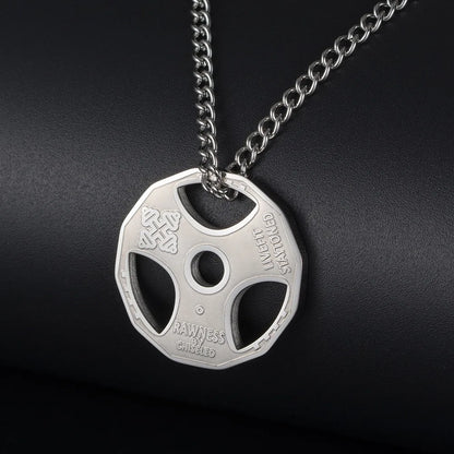 Gym Weightlifting Necklace