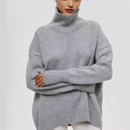 Nora Fleece Turtleneck Sweater