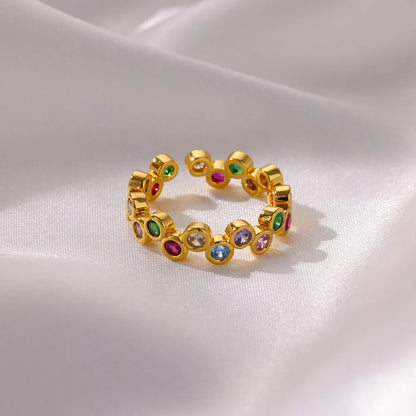 Livia Colorful Gem Ring