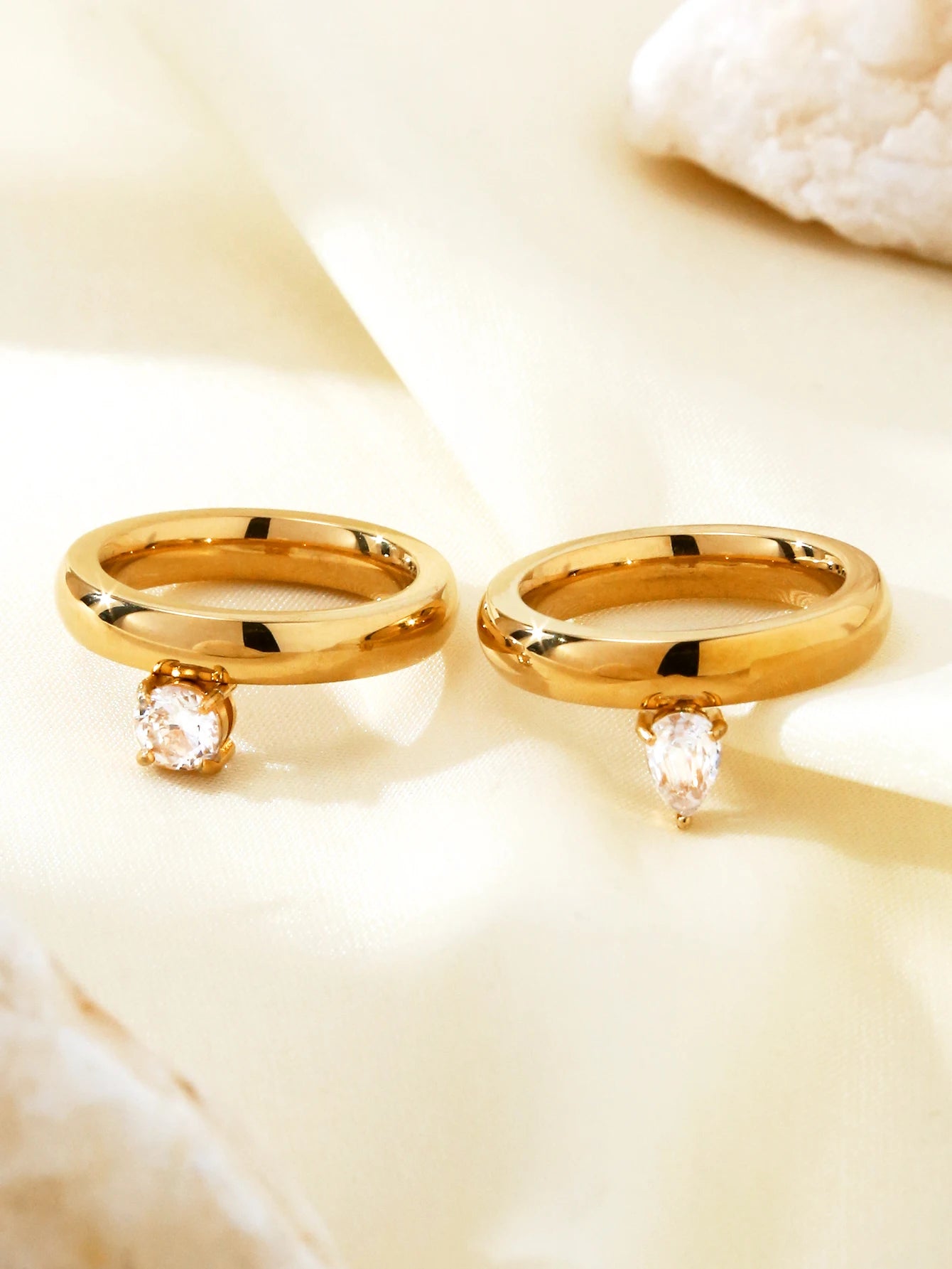 Celeste Teardrop Ring