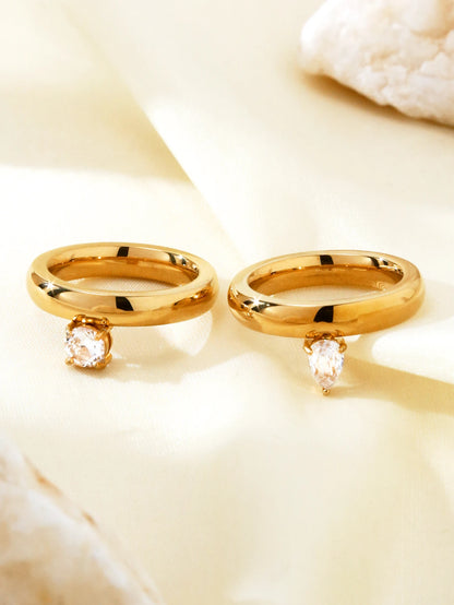 Celeste Teardrop Ring