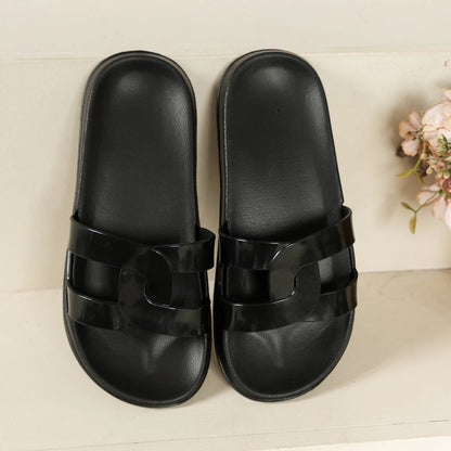 Sara Cross Strap Slides