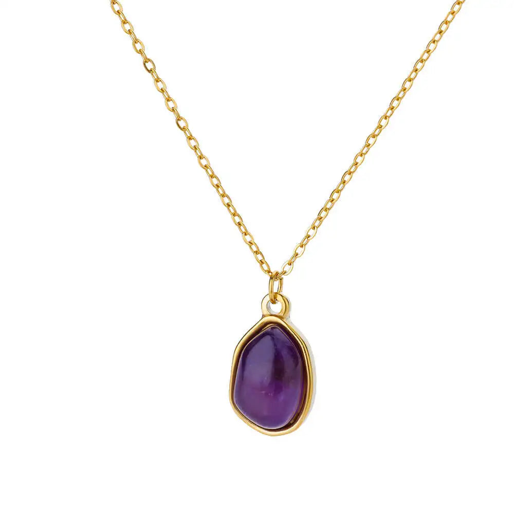 Natural Healing Crystal Necklace