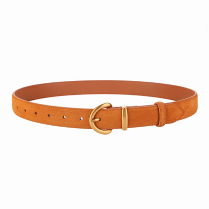 Sienna Suede Leather Belt