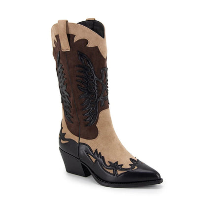 Joana Western Calf Boots