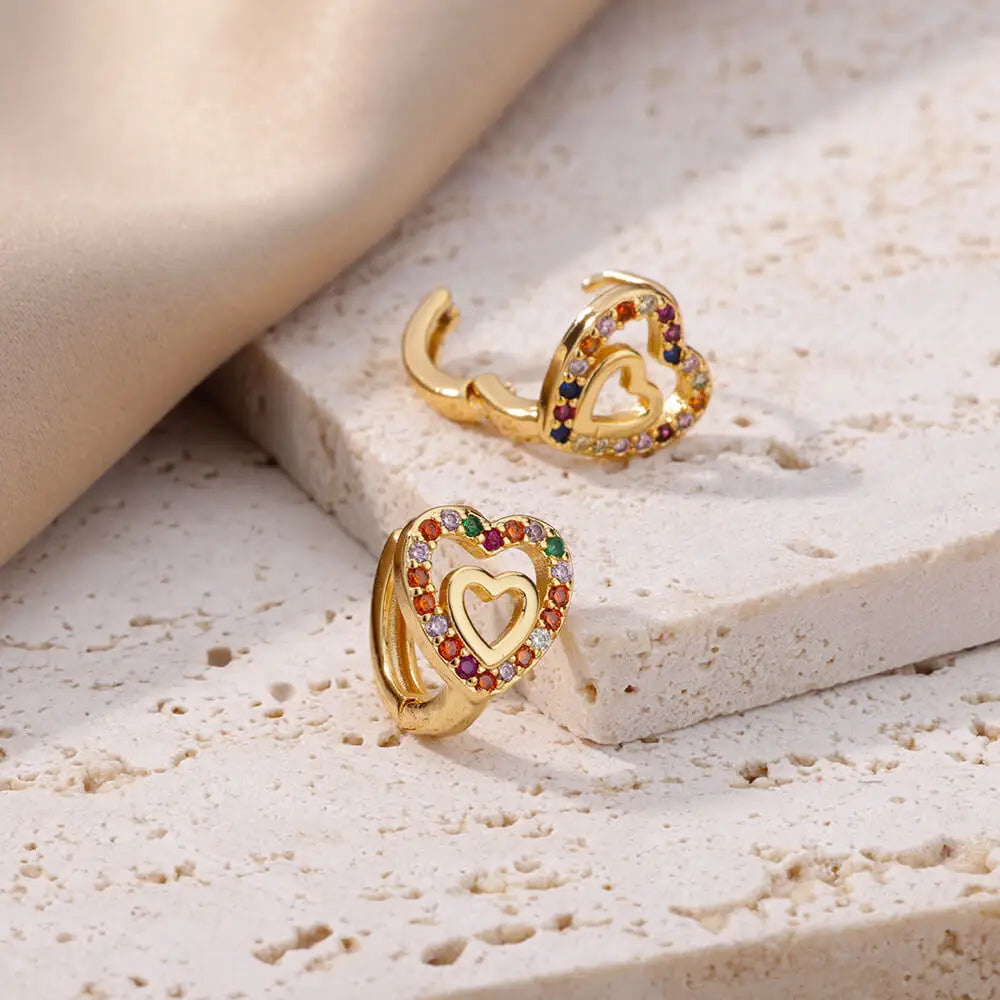 Valente Heart Studs