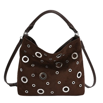 Rafaela Suede Shoulder Bag