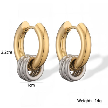 Classic Steel Hoop Earrings
