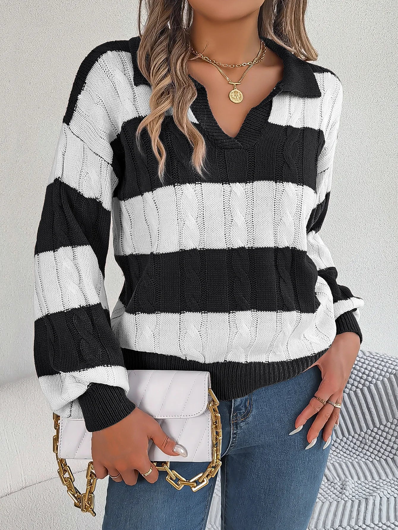 Blake Colorblock Sweater