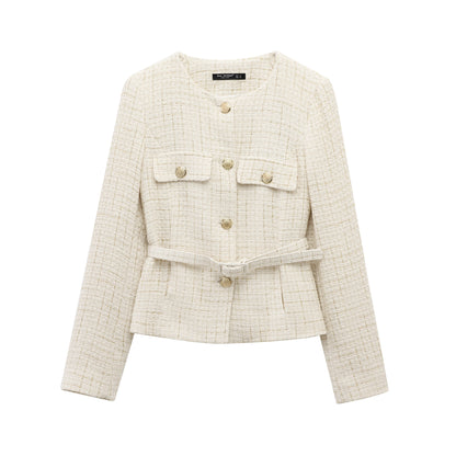 Amélie Cream Tweed Jacket