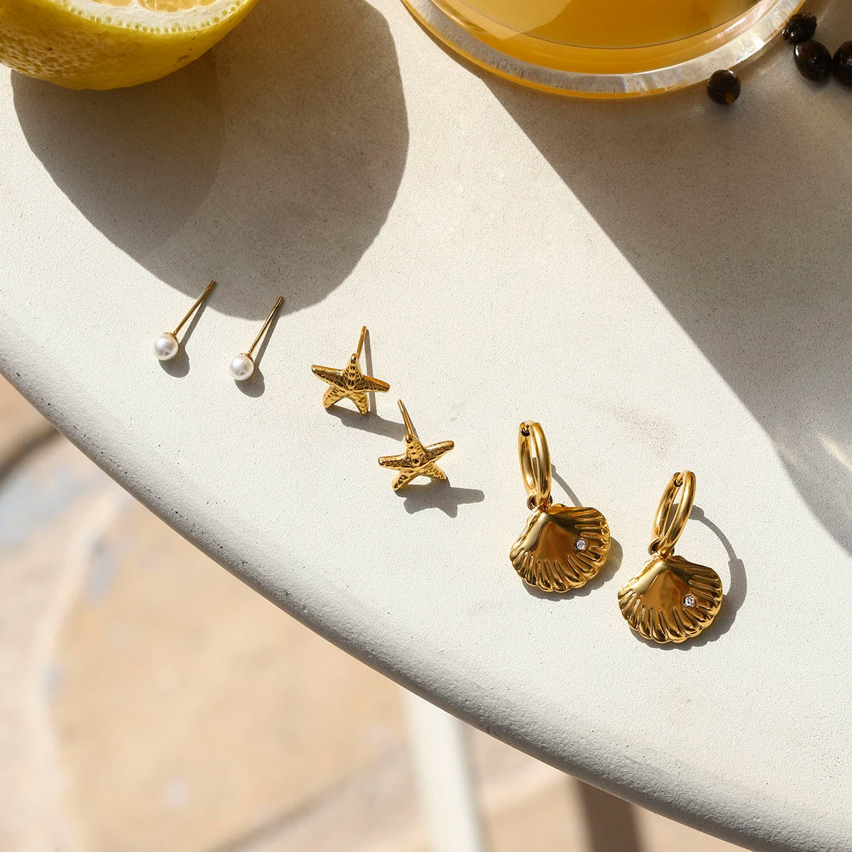 Amaya Shell Earrings