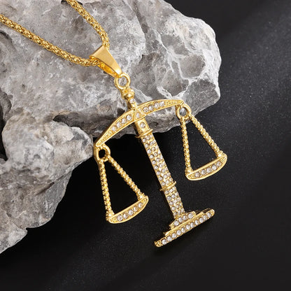 Justice Scales Pendant Necklace
