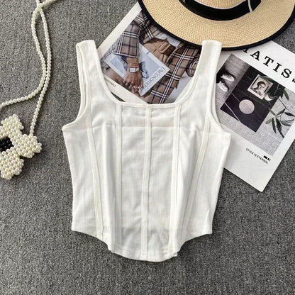 Kaia Denim Corset Top