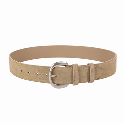 Alina Suede Wide Belt
