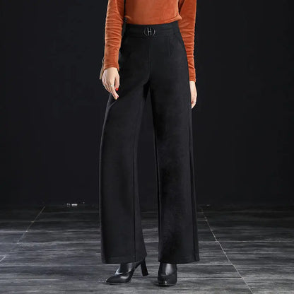 Raina Wool Plaid Pants