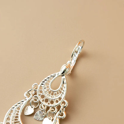 Fatima Moon Drop Earrings