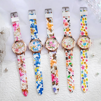 Flora Silicone Watch