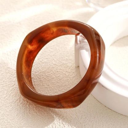 Boho Resin Wide Bangles