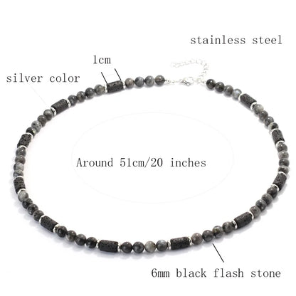 Orion Stone Bead Necklace