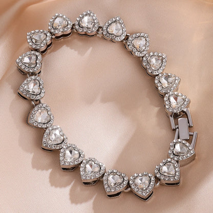 Martha Heart Diamond Bracelet