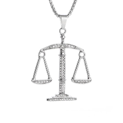 Justice Scales Pendant Necklace