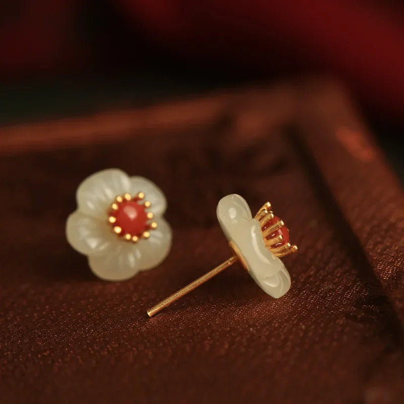 Plum Blossom Studs