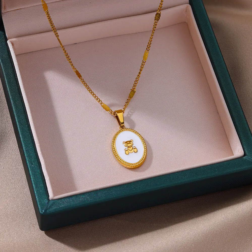 Gold Scallop Necklace