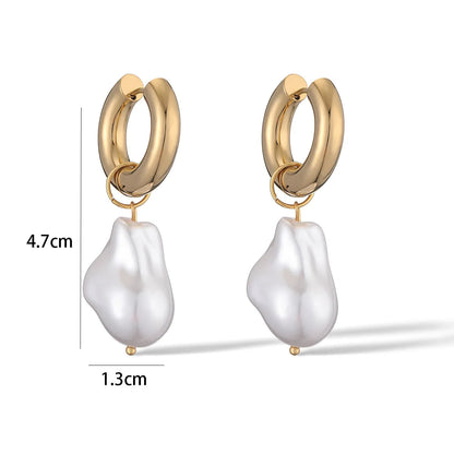 Classic Steel Hoop Earrings