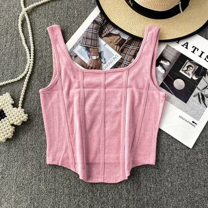 Kaia Denim Corset Top