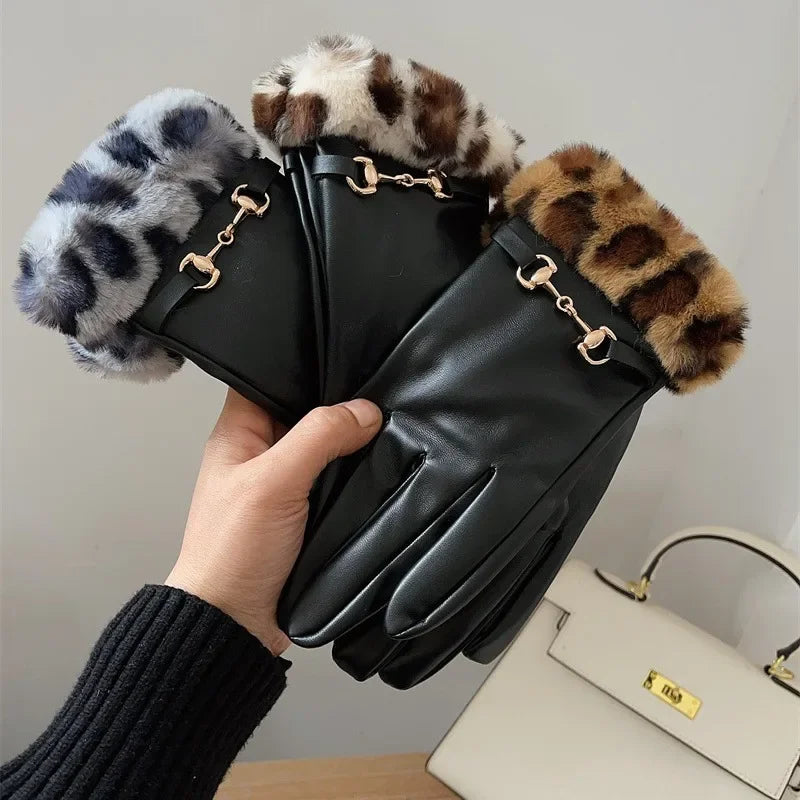 Leopard Luxe Gloves