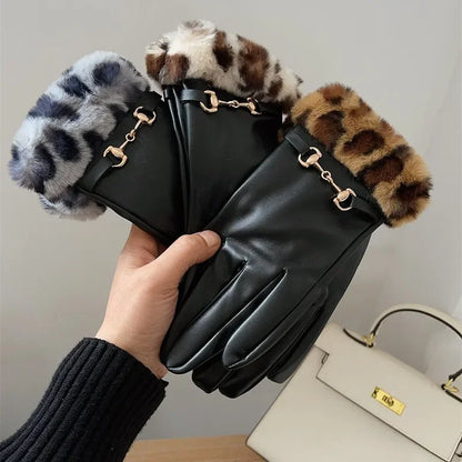 Leopard Luxe Gloves