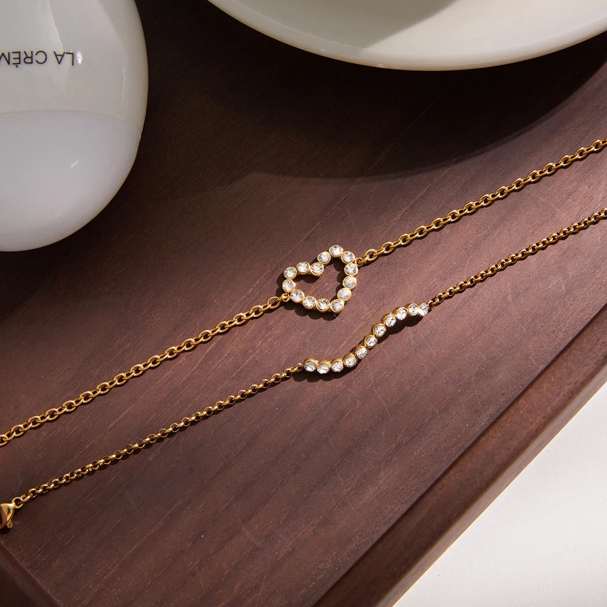 Crystal Heart Bracelet