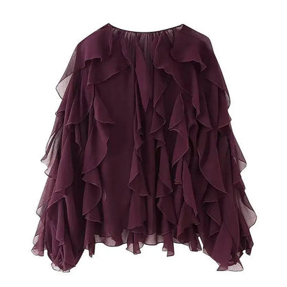 Bury Ruffle Blouse
