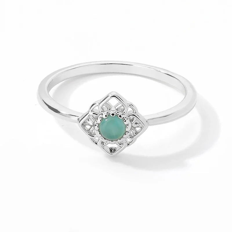 Opal Blossom Ring